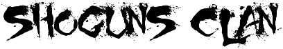 preview image of the Shoguns Clan font