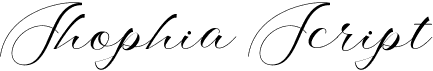 preview image of the Shophia Script font