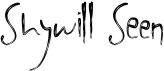 preview image of the Shywill Seen font