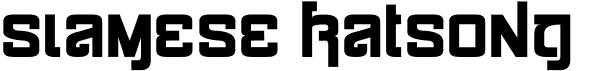 preview image of the Siamese Katsong font