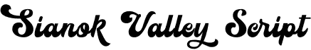 preview image of the Sianok Valley Script font