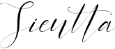 preview image of the Sientta font