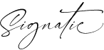 preview image of the Signatie font