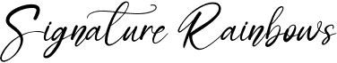 preview image of the Signature Rainbows font