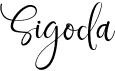 preview image of the Sigoda font