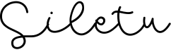 preview image of the Siletu font