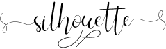 preview image of the Silhouette font