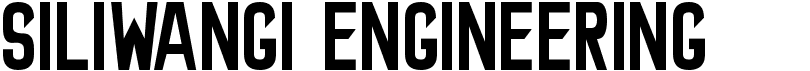 preview image of the Siliwangi Engineering font