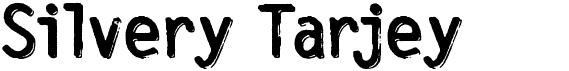 preview image of the Silvery Tarjey font