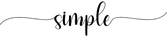 preview image of the Simple Script font