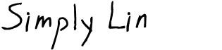 preview image of the Simply Lin font