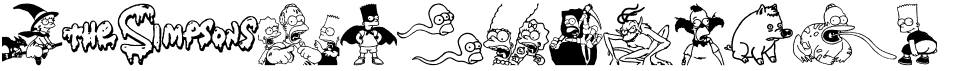 preview image of the Simpsons Treehouse of Horror font