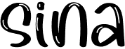 preview image of the Sina font