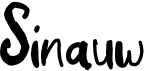 preview image of the Sinauw font