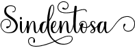 preview image of the Sindentosa font