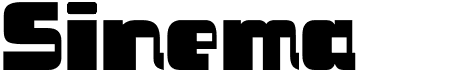 preview image of the Sinema font