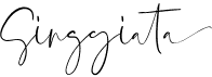 preview image of the Singgiata font