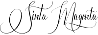 preview image of the Sinta Magenta font
