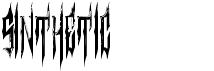 preview image of the Sinthetic font