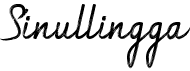 preview image of the Sinullingga font