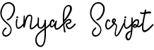preview image of the Sinyak Script font