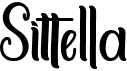 preview image of the Sittella font