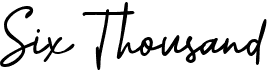 preview image of the Six Thousand font