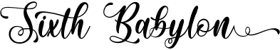 preview image of the Sixth Babylon font