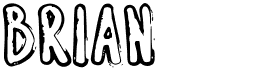 preview image of the SK Brian font