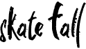preview image of the Skate Fall font