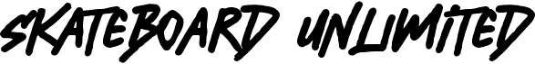 preview image of the Skateboard Unlimited font