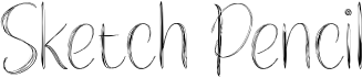 preview image of the Sketch Pencil font