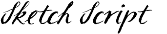 preview image of the Sketch Script font