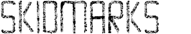 preview image of the Skidmarks font