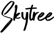 preview image of the Skytree font