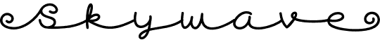 preview image of the Skywave font