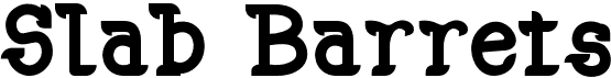preview image of the Slab Barrets font