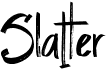 preview image of the Slatter font