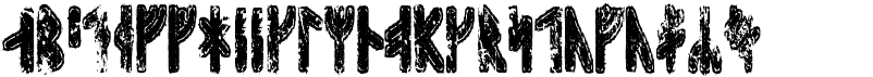 preview image of the Sleipnir Runic font