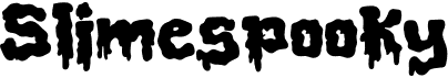 preview image of the Slimespooky font