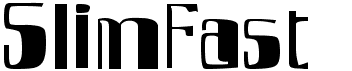 preview image of the SlimFast AH font