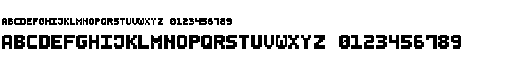 preview image of the Small Bold Pixel-7 font