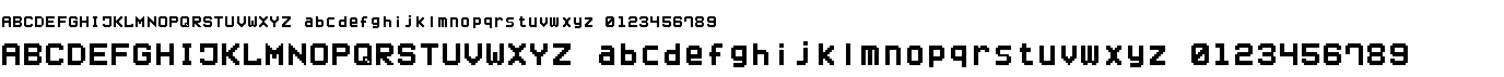 preview image of the Small Pixel7 font