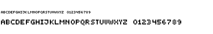 preview image of the Smallest Pixel-7 font
