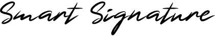 preview image of the Smart Signature font