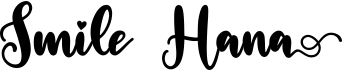 preview image of the Smile Hana font