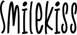 preview image of the Smilekiss font