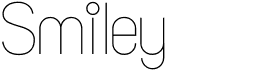 preview image of the Smiley font