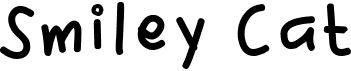 preview image of the Smiley Cat font
