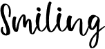 preview image of the Smiling font